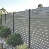 铝合金庭院围栏 灰色板条围栏（60立柱65板条）