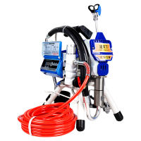 建天下6号电动高压无气乳胶漆喷涂机钢结构采钢瓦地坪漆喷漆机
